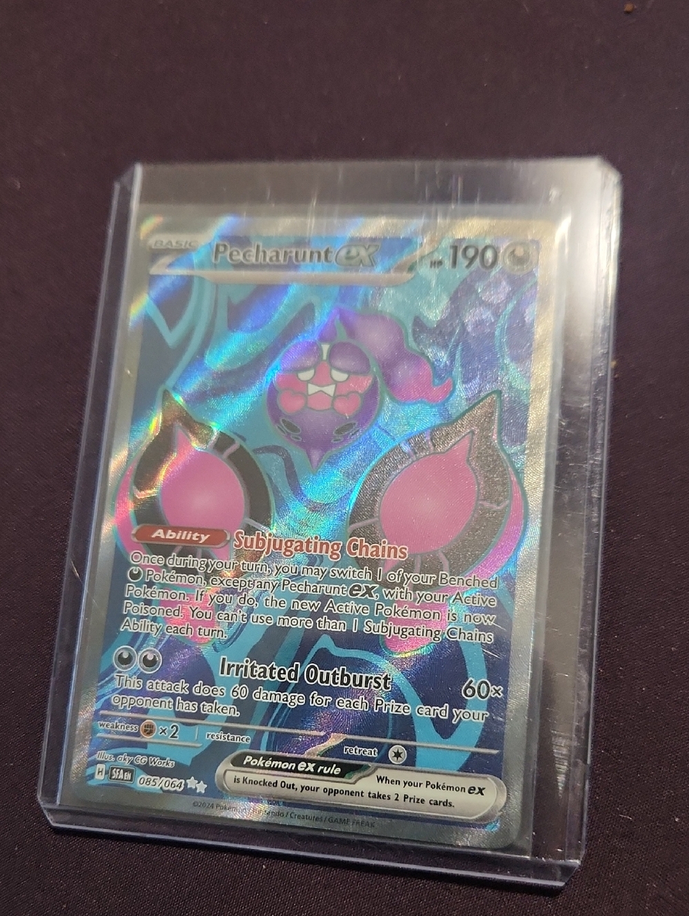 Pecharunt ex 085/064 Sv: Shrouded Fable Holo